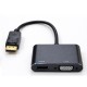 Displayport DP to HDMI+VGA Çevirici adaptör DP-HDMI-VGA dönüştürücü
