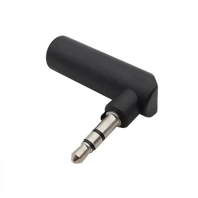 3,5mm dişi -erkek stereo 90 derece sağ açılı kulaklık çevirici jak