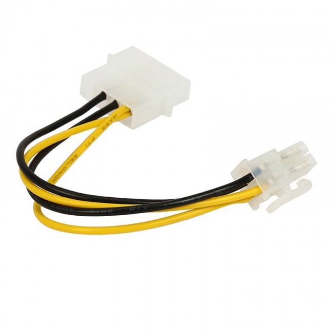 4 pin ATX 12V to 4 pin molex 12 power güç kablosu 30 cm