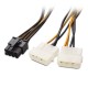 molex 4 pin to 8 pin pcıe ekran kartı power kablo 30 cm molex 4 pin to 8 pin pcıe ekran kartı power kablo 30 cm