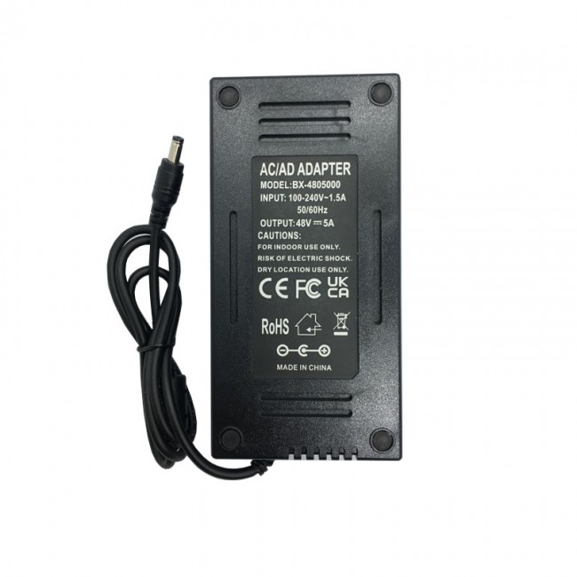 48v 5A adaptör 48volt 5 Amper adaptör jak çapı 5,5*2,5mm