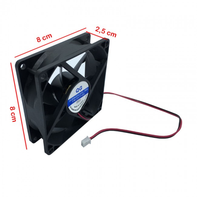 5v 8cm 2 pinli soğutucu fan 8x8x2.5 mm 5 volt fan 5v 8cm 2 pinli soğutucu fan 8x8x2.5 mm 5 volt fan
