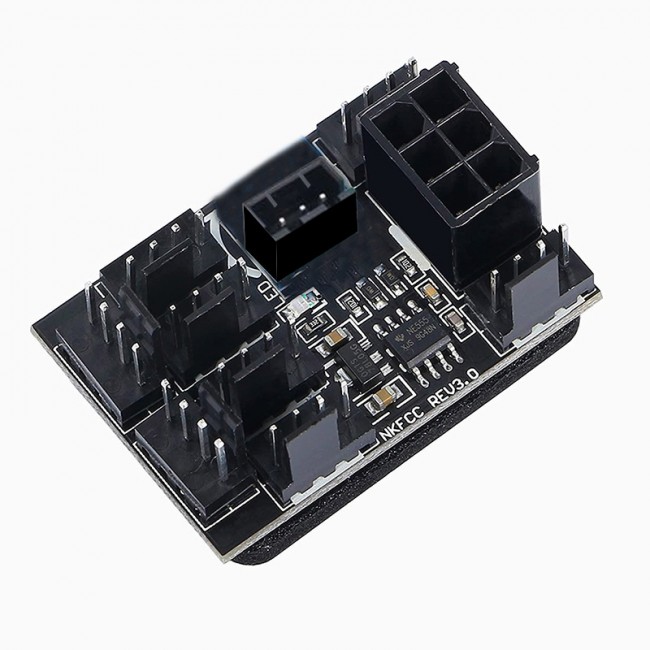 8 kanallı bilgisayar Fan hız kontrolörü modülü dc12v potlu 8 kanallı bilgisayar Fan hız kontrolörü modülü dc12v potlu