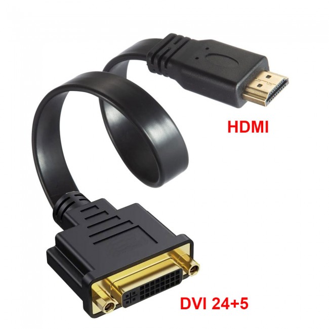 Hdmı to Dvı 24+5 dişi çevirici flat yassı hdmı dvı çevirici kablo Hdmı to Dvı 24+5 dişi çevirici flat yassı hdmı dvı çevirici kablo