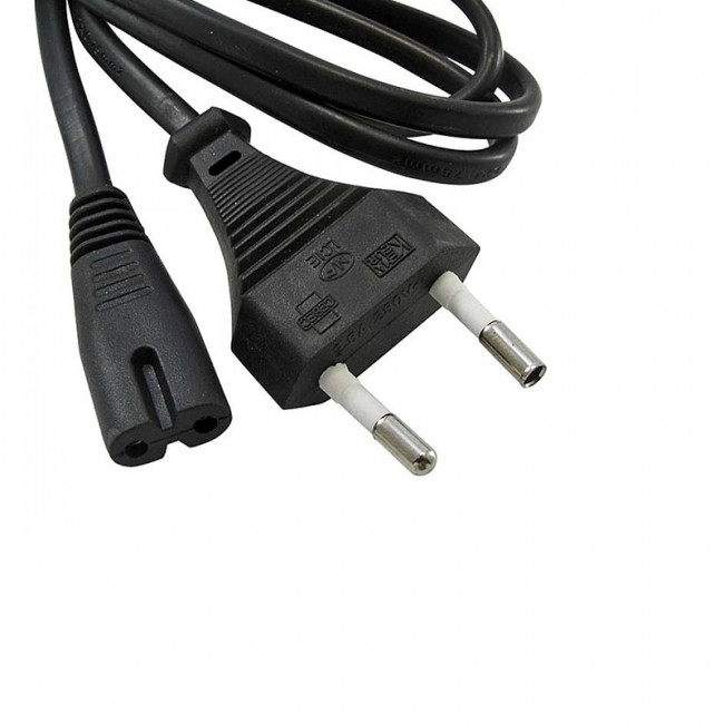 AC Power güç kablosu tv-radyo teyip fişi 2 pin girişli 3m
