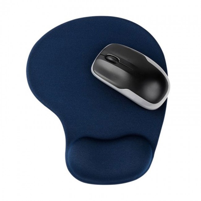 Bilek destekli mouse pad kaydırmaz tabanlı mouse pad lacivert