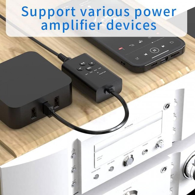 Bluetooth 5.2 Ses Alıcısı + USB Dijital fiber  aux Ses Dönüştürücü