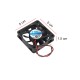 Dc 24v 5cm 2 pinli soğutucu fan 5x5x1,5 cm fan