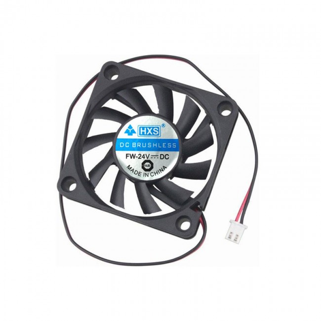 Dc 24v 7cm 2 pinli soğutucu fan 7x7x1,5 cm fan