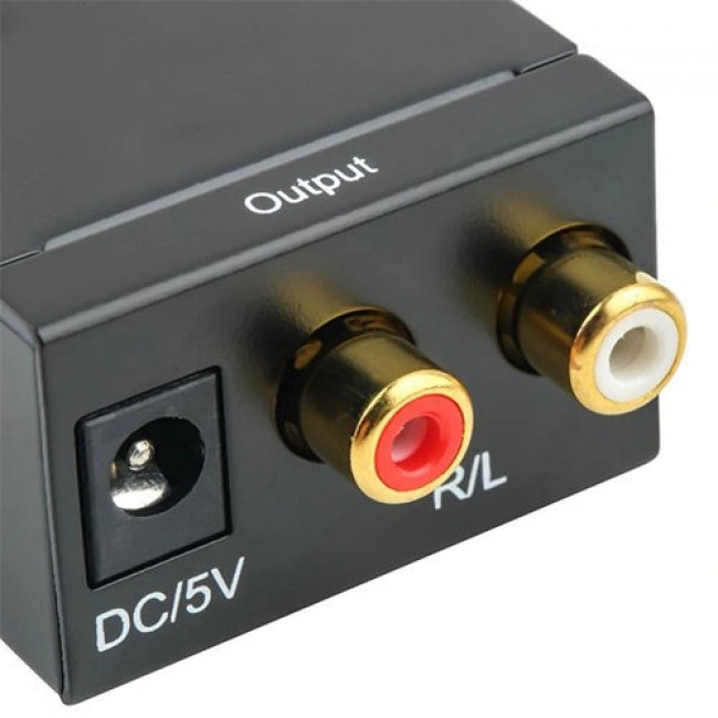 dijital optik to analog rca ses çevirici converter dönüştürücü dijital optik to analog rca ses çevirici converter dönüştürücü