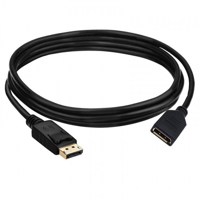 Display port dişi erkek uzatma kablosu 2m Display port dişi erkek uzatma kablosu 2m