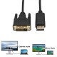 Displayport DP DVI 24 + 1 kablo adaptörü 1080P monütör kablosu 1,5m