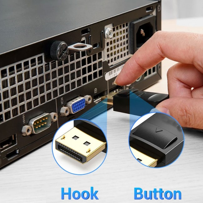 Displayport DP DVI 24 + 1 kablo adaptörü 1080P monütör kablosu 1,5m