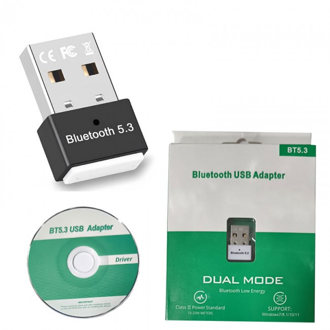 Dual mod USB Bluetooth adaptörü kablosuz 5.3 çift modlu BT adaptör Dual mod USB Bluetooth adaptörü kablosuz 5.3 çift modlu BT adaptör