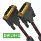 DVI-D 24+1 örgülü erkek erkek kablo  dvı 24+1 kablo 10m