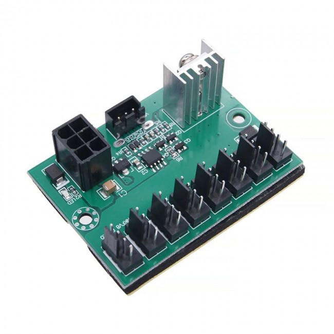 8 kanallı bilgisayar Fan hız kontrolörü modülü dc12v 8 kanallı bilgisayar Fan hız kontrolörü modülü dc12v
