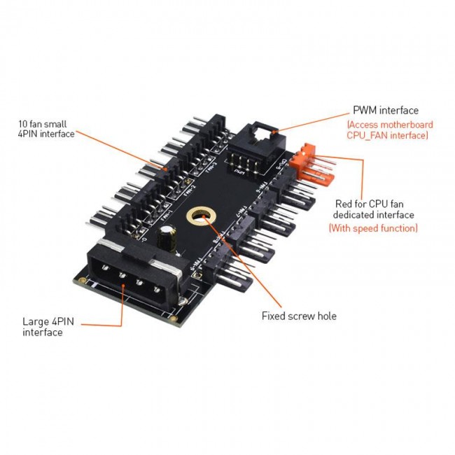 fan kontrol cihazı 10 adet fan denetleyici molex power fan kontrol cihazı 10 adet fan denetleyici molex power