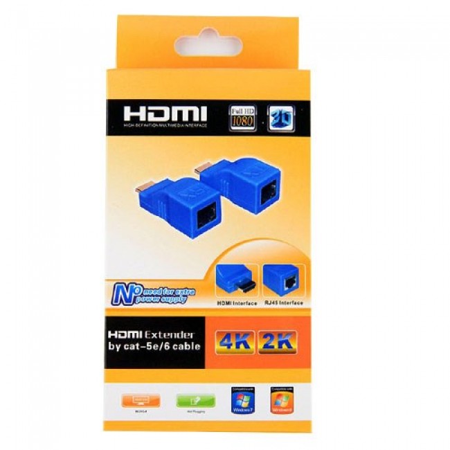 hdmı extender 4k 3D rj45 cat6 ile 30m hdmı uzatıcı