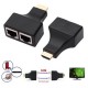 HDMI extender çevirici cat 5e/6 ethernet kablo ile 30m hdmı 1080p