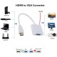 Hdmı to Vga +ses çecirici converter kablo beyaz Hdmı to Vga +ses çecirici converter kablo beyaz