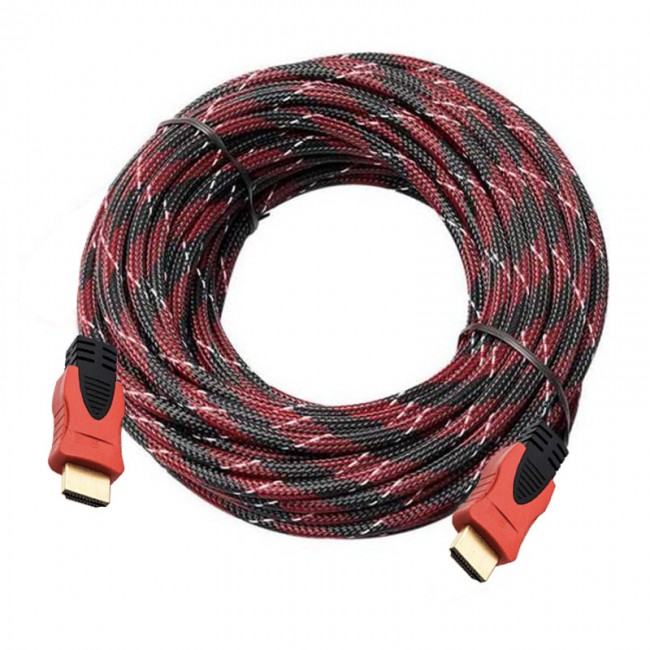 Hdmı1080p full hd örgülü kablo hdmi kablo 15 m Hdmı1080p full hd örgülü kablo hdmi kablo 15 m