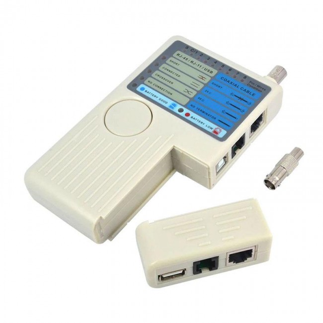 kablo tester RJ11 RJ45 USB BNC LAN ağ kablosu test cihazı kablo tester RJ11 RJ45 USB BNC LAN ağ kablosu test cihazı