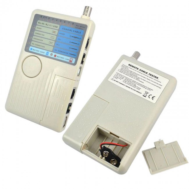kablo tester RJ11 RJ45 USB BNC LAN ağ kablosu test cihazı kablo tester RJ11 RJ45 USB BNC LAN ağ kablosu test cihazı