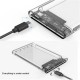 2.5 Inc Sata HDD SSD USB 3.1 Type C 5gbps Harddisk Kutu