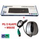 Keepro KP-1463 Standart PS-2 Kablolu Klavye +PS/2 gri Mouse