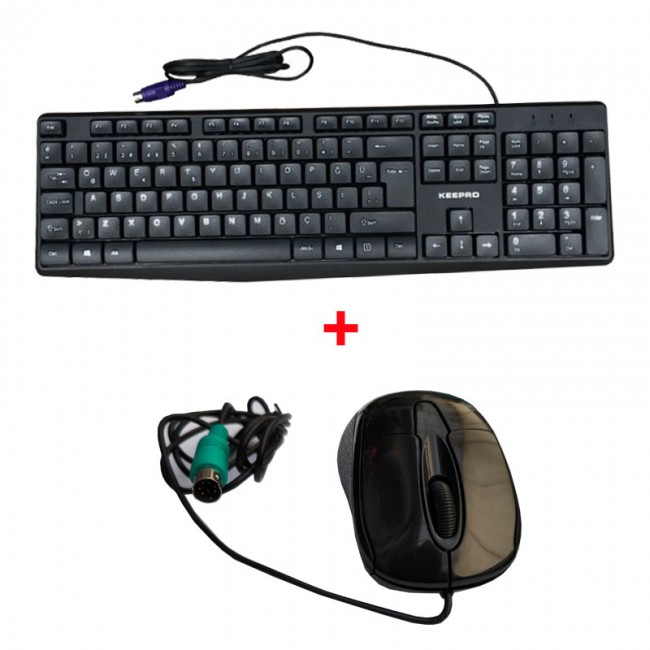 PS-2 Kablolu Klavye - Mouse Set SYH
