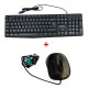PS-2 Kablolu Klavye - Mouse Set SYH