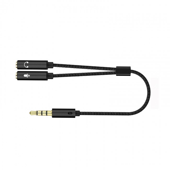 kulaklık mikrofon birleştirici splitter 3,5mm stereo kablo kulaklık mikrofon birleştirici splitter 3,5mm stereo kablo