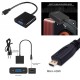 mikro hdmı to vga + audio çevirici converter kablo mikro hdmı to vga + audio çevirici converter kablo