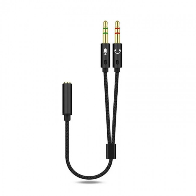 mikrofon kulaklık ayırıcı Y kablo stereo kulaklık mikrofon ayırıcı mikrofon kulaklık ayırıcı Y kablo stereo kulaklık mikrofon ayırıcı