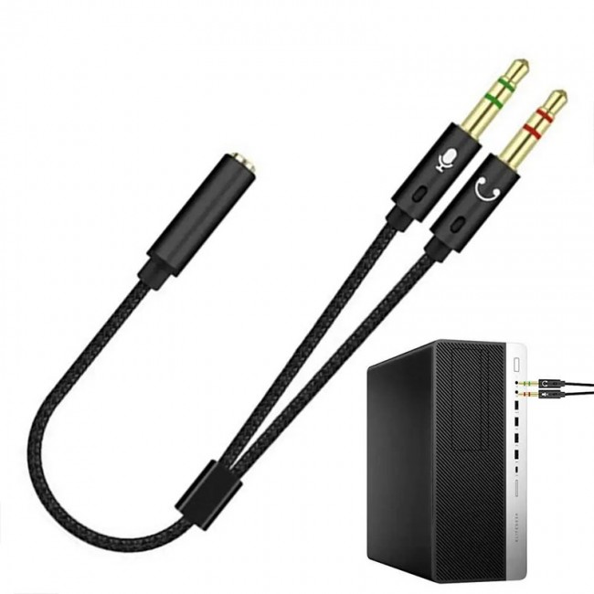 mikrofon kulaklık ayırıcı Y kablo stereo kulaklık mikrofon ayırıcı mikrofon kulaklık ayırıcı Y kablo stereo kulaklık mikrofon ayırıcı