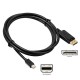 Mini display port to display port kablo 1.8m Mini display port to display port kablo 1.8m