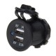 montajlanabilir araba tekne için dual usb şarj soketi 5v 2.1A montajlanabilir araba tekne için dual usb şarj soketi 5v 2.1A