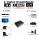 Optik 5.1 kanallı to RCA Analog dönüştürücü Dolby Dts/Ac-3 ses çevirici Optik 5.1 kanallı to RCA Analog dönüştürücü Dolby Dts/Ac-3 ses çevirici