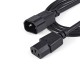 Power uzatma Kablosu 3x1 Dişi erkek pc güç uzatma kablosu 2m
