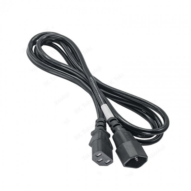 Power uzatma Kablosu 3x1 Dişi erkek pc güç uzatma kablosu 2m