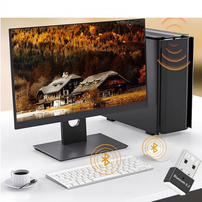 Dual mod USB Bluetooth adaptörü kablosuz 5.3 çift modlu BT adaptör Dual mod USB Bluetooth adaptörü kablosuz 5.3 çift modlu BT adaptör