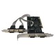 PCI to 4 port 9 Pin rs232 seri com kart DB9 com kart