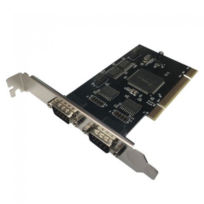 PCI to 4 port 9 Pin rs232 seri com kart DB9 com kart
