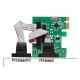 PCI E 2 port seri com port db9 kart pcı e com kart