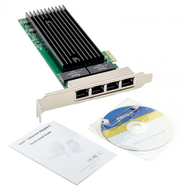 Pcı e 4 port Gigabit ethernet ağ kartı 10/100/1000 Intel 82576 Pcı e 4 port Gigabit ethernet ağ kartı 10/100/1000 Intel 82576