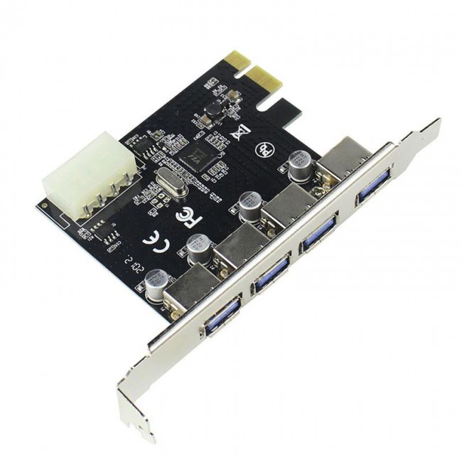 Pcı E 4 port usb 3.0 çoğaltıcı hub pcı express molex power girişli Pcı E 4 port usb 3.0 çoğaltıcı hub pcı express molex power girişli