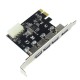 Pcı E 4 port usb 3.0 çoğaltıcı hub pcı express molex power girişli Pcı E 4 port usb 3.0 çoğaltıcı hub pcı express molex power girişli