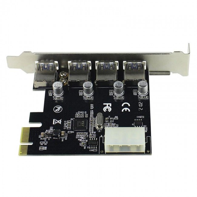 Pcı E 4 port usb 3.0 çoğaltıcı hub pcı express molex power girişli Pcı E 4 port usb 3.0 çoğaltıcı hub pcı express molex power girişli