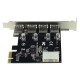 Pcı E 4 port usb 3.0 çoğaltıcı hub pcı express molex power girişli Pcı E 4 port usb 3.0 çoğaltıcı hub pcı express molex power girişli
