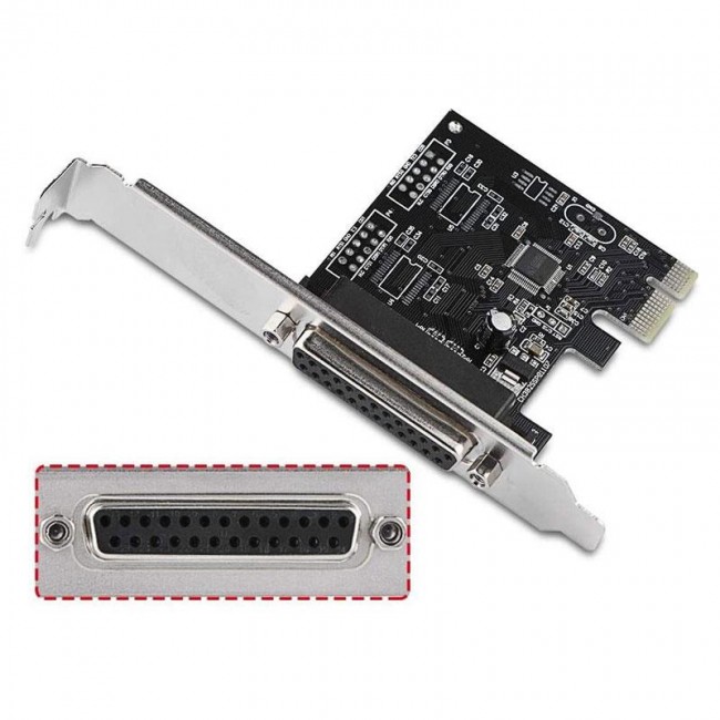 PCIE  Paralel LPT port DB 25 kart  pcı express lpt yazıcı portu